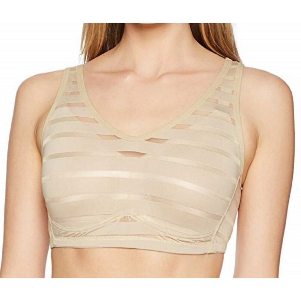 Rhonda Shear Mesh Stripe Molded Bra (RS-20)